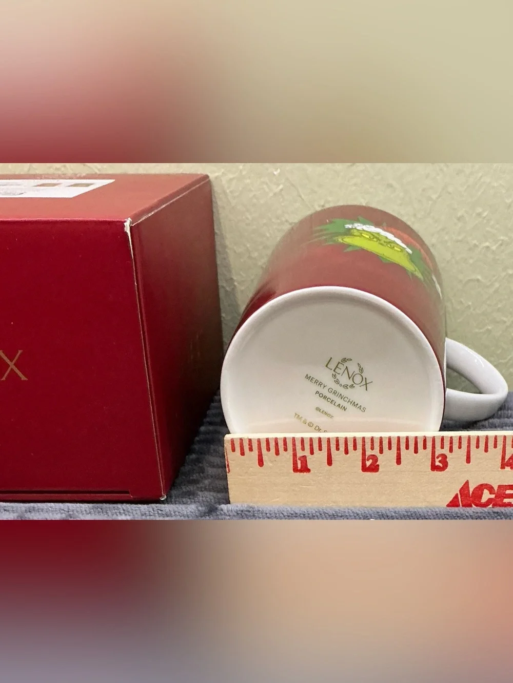 NEW in Box Lenox Merry Grinchmas Magic Mug Heat Sensitive Color Changing